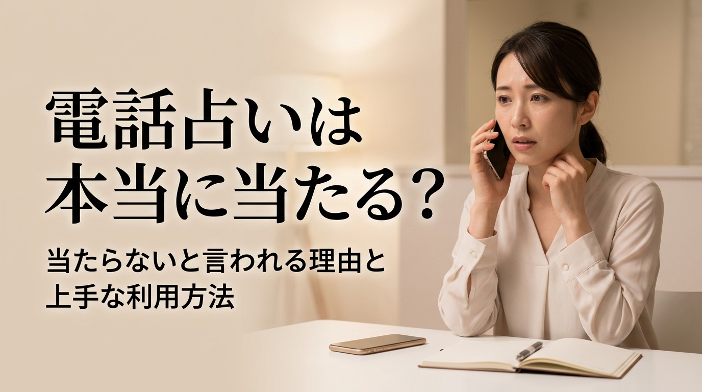 電話占いは本当に当たる？
